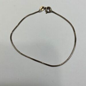 AGI Sterling Silver chain bracelet. 7 inches long